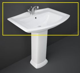 Lavabo da 76CM Washington - Idrica Catania