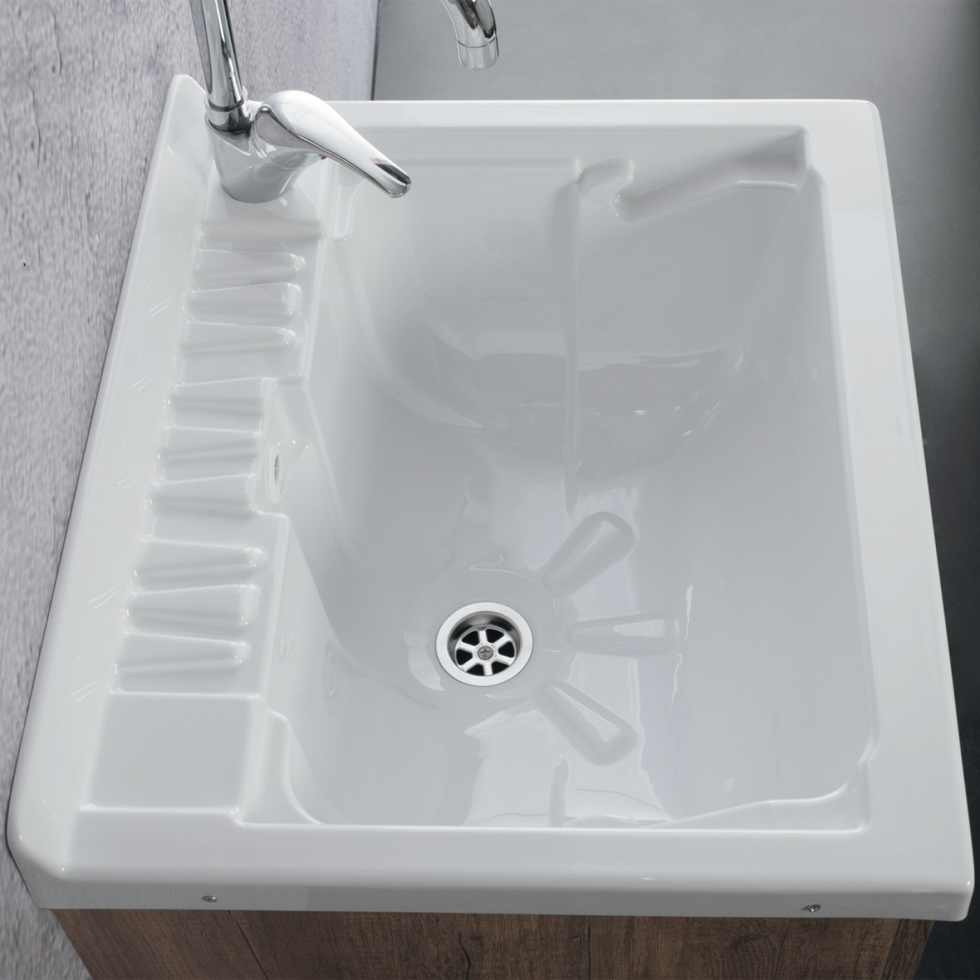 Lavabo Medusa 60 in ABS senza foro rubinetto - Idrica Catania Lavabo Medusa 60 in ABS senza foro rubinetto - Idrica Catania