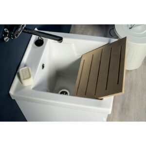 Lavatoio Onda 46x51 in ceramica bianca - Idrica Catania