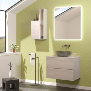 Mobile bagno sospeso Leaf 70 composizione 1 - Idrica Catania