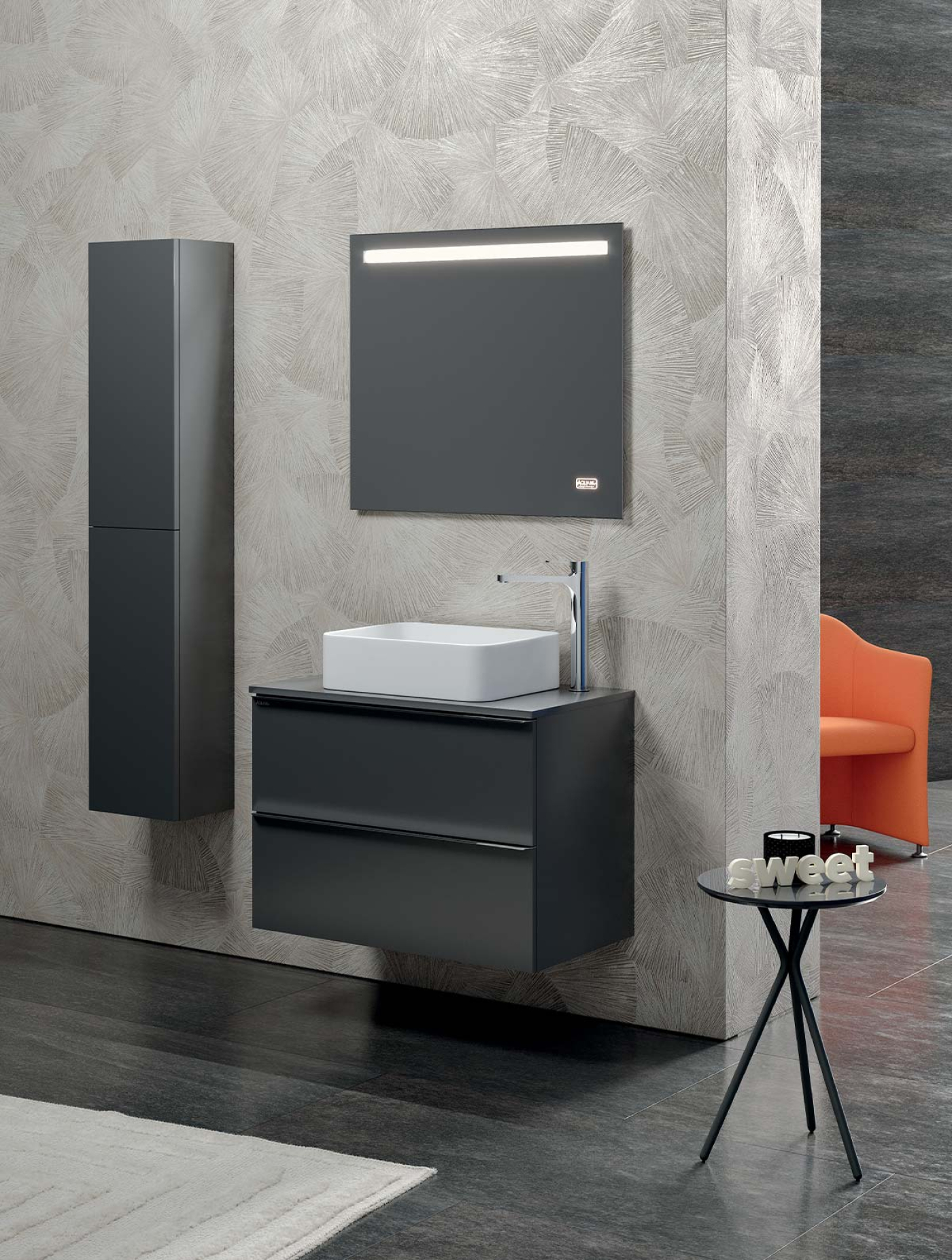 Mobile bagno sospeso Sweet 80 composizione 1 - Idrica Catania Mobile bagno sospeso Sweet 80 composizione 1 - Idrica Catania