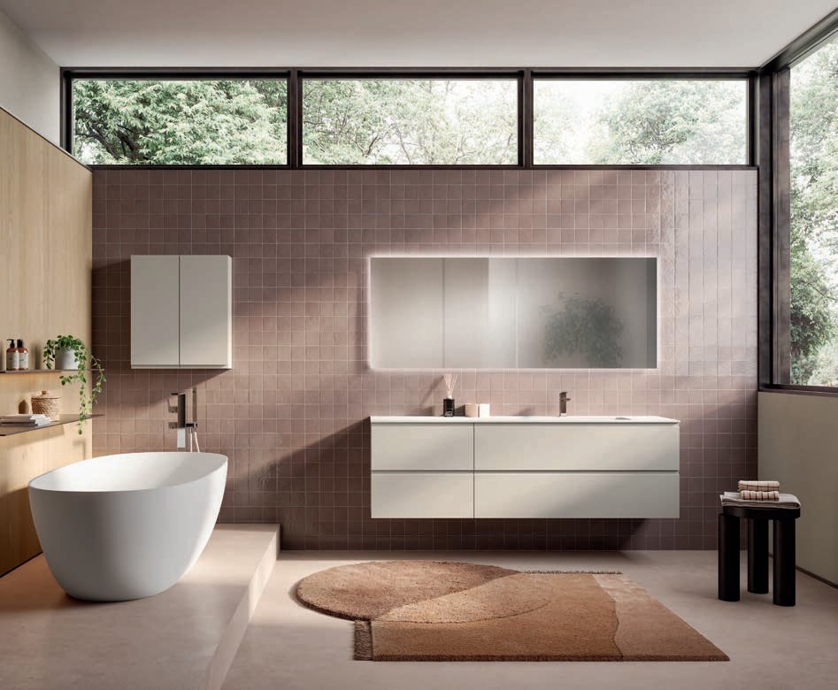 Mobile bagno sospeso Trendy 04 finitura Corda con top Tecnomat - Idrica Catania Mobile bagno sospeso Trendy 04 finitura Corda con top Tecnomat - Idrica Catania