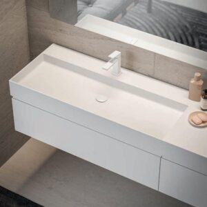 Mobile bagno sospeso Trendy 05 finitura Bianco Opaco con top Tecnomat - Idrica Catania