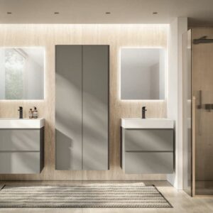Mobile bagno sospeso Trendy 16 finitura Argilla con top Tecnomat - Idrica Catania