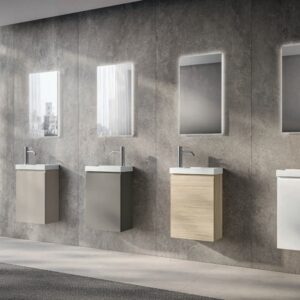 Mobile bagno sospeso Trendy 22 finitura Corda con top ceramica - Idrica Catania