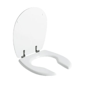 Sedile WC aperto mdf bianco per vaso Ausil Line - Idrica Catania