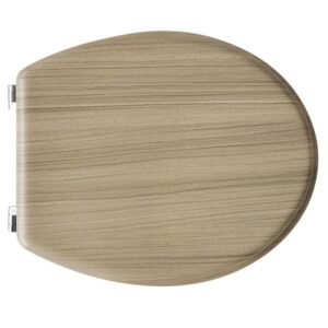 Sedile WC universale in legno rovere sbiancato - Idrica Catania