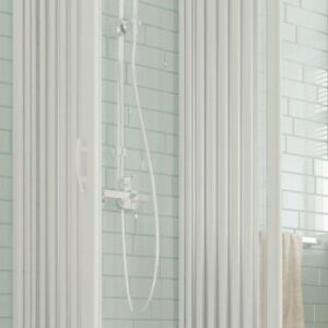 FORTE - Box doccia 3 lati a soffietto in plexiglass H 190