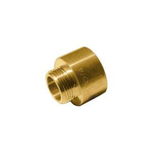 Manicotto ridotto maschio-femmina in ottone giallo 1/4 x 3/8 - Idrica Catania