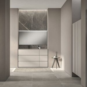 Mobile bagno sospeso Trendy 11 finitura Corda con top Tecnomood - Idrica Catania