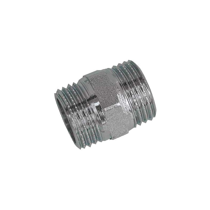 Niples in ottone cromato 3/8 x 3/8 - Idrica Catania Niples in ottone cromato 3/8 x 3/8 - Idrica Catania