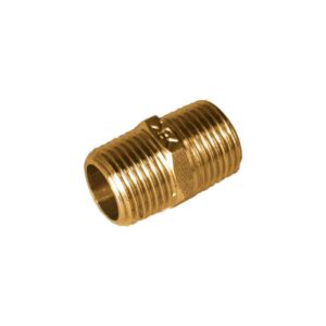 Niples Lungo 7 Filetti in ottone giallo 3/8 - Idrica Catania