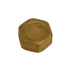 Tappo femmina in ottone giallo 1/4 - Idrica Catania