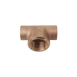 Tee femmina a saldare femmina in bronzo - Idrica Catania
