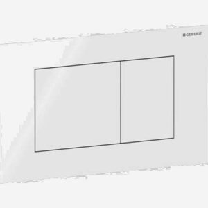 Placca di comando Geberit Sigma 40 Square a due tasti - Idrica Catania